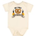 thumbnail image 3 of Inktastic My First Oktoberfest with Pretzel and Banner Boys or Girls Baby Bodysuit, 3 of 5