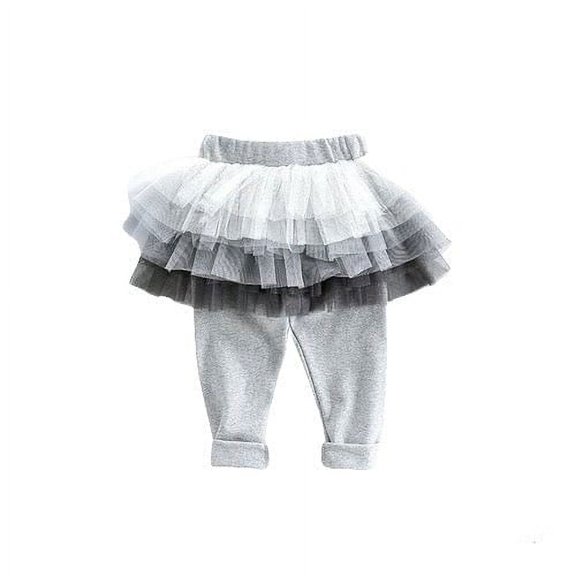 Kids Tutu Leggings | Pink or Gray | Babies - Toddlers - Kids