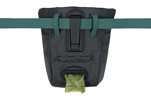 Ruffwear, Pack Out Bag, Pick-up Bag Holder and Dispenser for Dog Walking, Basalt Gray, Medium