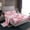 Hot Pink, variant on Homewish Marble Twin Sheets, Blue Pink Marbling 3-Piece Breathable Home Decor