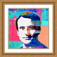 thumbnail image 2 of Stephen Chambers 26x26 Gold Ornate Wood Framed With Double Matting Wall Art Titled - Macron 2, 2 of 6