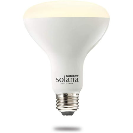 Solana BR30 WiFi Connected Ceiling LED Smart Light Bulb, Frost