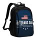 thumbnail image 1 of Fotbe Happy Veterans Day Mochila con Estampado y Puerto USB para Hombre y Mujer, Mochila Antirrobo, Mochila de Viaje, Mochila Escolar, Mochila Universitaria, 1 of 7