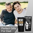thumbnail image 4 of Dad Gifts from Son, Birthday Gifts for Dad from Son, Gifts For Dad From Son, To My Dad 20oz Tumbler with Lid And Straw, Best Dad Gifts from Son, Fathers Gifts from Sons, 4 of 6
