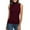 Red, variant on Womens Sleeveless Lightweight Mock Turtleneck Tank Top Slim Fit Lightweight Layering Shirt Tee Casual Office Wear