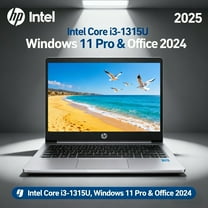 HP 2025 15.6" Touchscreen Notebook, Core i3-1315U, 32GB RAM, 2TB SSD, Intel UHD Graphics, Win 11 Pro & Office 24, Natural Silver
