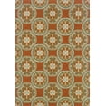 thumbnail image 4 of Oriental Weavers Montego 5'3" x 7'6" Machine Woven Rug in Orange, 4 of 4