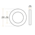 thumbnail image 3 of Unique Bargains Rondelles Plates en Nylon pour Vis M4 13mm OD 1mm Épais Transparent 100 Pcs, 3 of 4