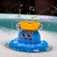 thumbnail image 3 of Juguete de baño, pulpo de agua pulverizada, puede flotar y girar con fuente, bañera flotante, ducha, piscina, juguete de baño para bebé, niño pequeño, fiesta infantil Fokelyi HMHZ627-2, 3 of 6