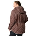 thumbnail image 5 of Free Country Women's Plus Size Switch It Up Cloud Lite Reversible Jacket Hickory 3X, 5 of 7