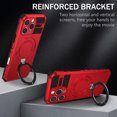 thumbnail image 3 of Dteck Magnetic Case for iPhone 15 Pro Max,Shockproof Silicone+PC Case Compatible with Mag Safe Ring Holder Kickstand Cover for iPhone 15 Pro Max, Red, 3 of 8