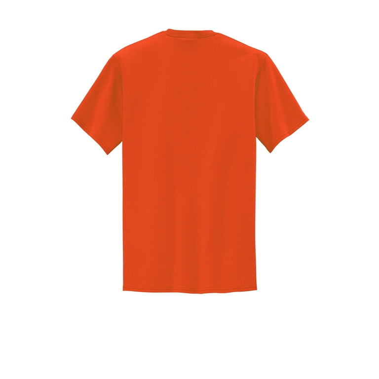 Safety Orange pocket t shirt Short Sleeve