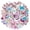 2A-35pcs, variant on 35pcs-70pcs Decorative Stickers Butterfly Stationery Stickers Floral Graffiti Decals for Laptops Suitcases