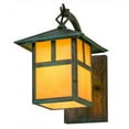 thumbnail image 2 of Meyda 84729 7 in. Seneca T Mission Curved Arm Wall Sconce, Bai Vintage Copper, 2 of 4