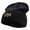 Black, variant on Golden Texas State Logo Big Size Superior Cotton Short Knit Beanie - Black XL-3XL