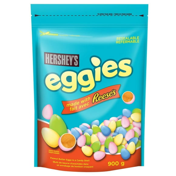 HERSHEY'S EGGIES made with REESE Peanut Butter Easter Eggs Candy, 900 g