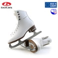 thumbnail image 2 of BOTAS - model: DAGMAR / Made in Europe (Czech Republic) / Comfortable Figure Ice Skates for Women, Girls / Real Leather Upper / Higher and Wider cut / SABRINA blades / Color: White, Size: Adult 5.5, 2 of 6