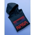 thumbnail image 3 of NASA Nasa Shuttle Over Dusk Colors Hoodie Men -NASA Designs, Male x-Large, 3 of 4