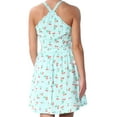 thumbnail image 4 of maison Jules Womens Cherry Fit & Flare A-line Dress, Blue, X-Small, 4 of 4