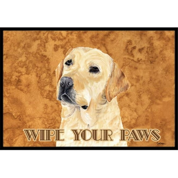 Carolines Treasures  18 x 27 in. Labrador Indoor & Outdoor Doormat