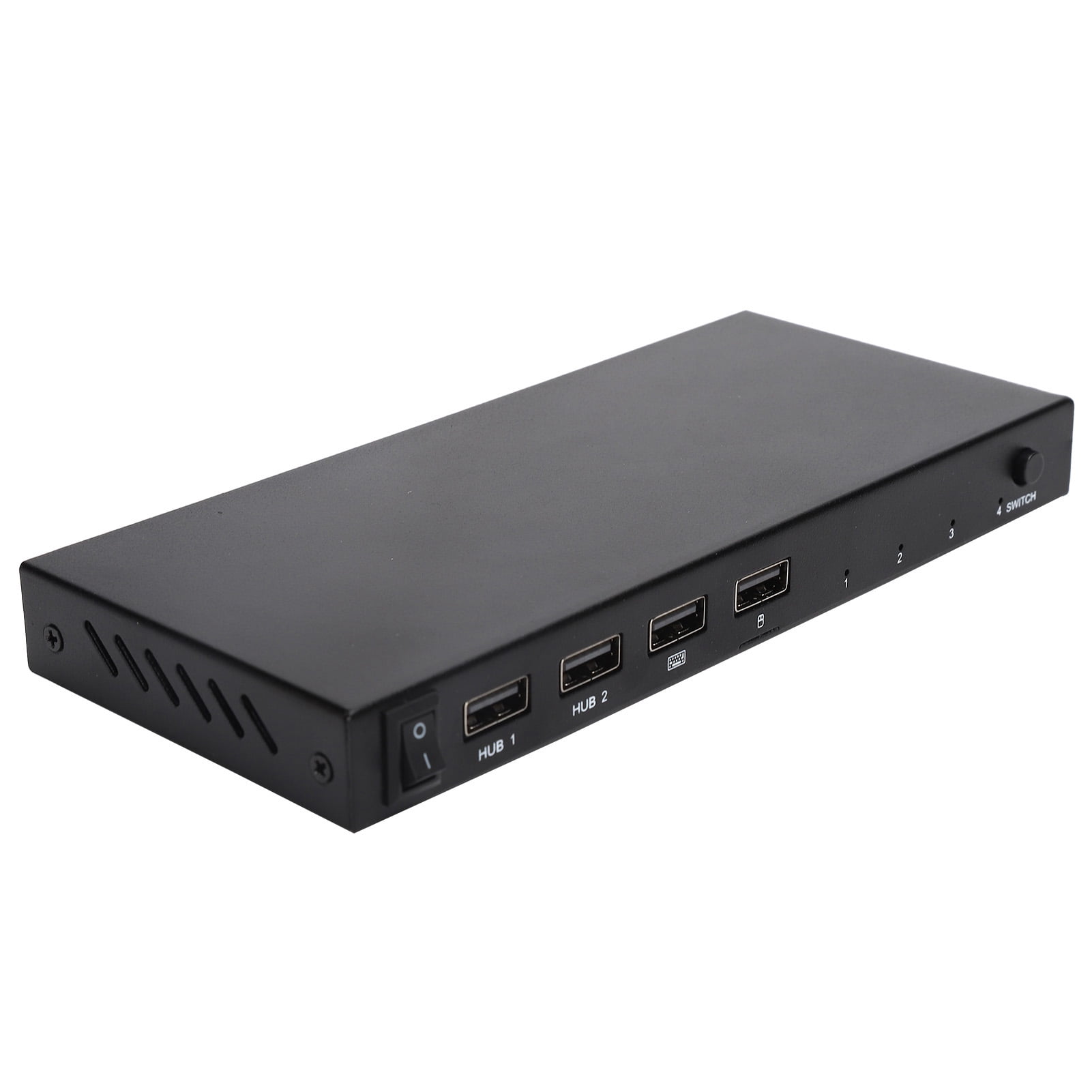Henmomu KVM Switch Screen Switcher 18Gbps 4‑in‑1‑out Shared Keyboard