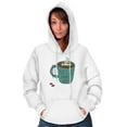 thumbnail image 4 of Need More Coffee Cute Funny Caturday Hoodie Sweatshirt Women Brisco Brands X, 4 of 6