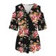 thumbnail image 4 of Fiudx Camisas para Mujer Moda de Mujer Color Vendido Cuello En V Bajo La Cintura Cómoda Camiseta Suelta Blusa de Manga Corta Tops Casuales, 4 of 5