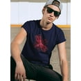 thumbnail image 2 of Neon Dragonfly T-Shirt Men -Image by Shutterstock, Male Small, 2 of 4