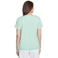 thumbnail image 2 of Alfred Dunner Womens Lemon Printed Striped Tee, 2 of 4