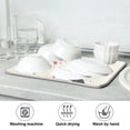 thumbnail image 7 of Yayeee Dish Drying Mat for Kitchen Counter Ultra Absorbent Easy Clean Pad 18x16", Black Astronaut, 7 of 7