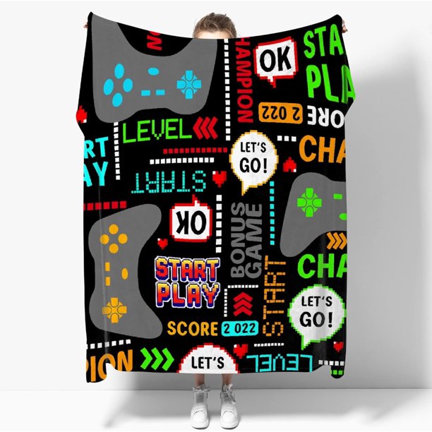 LHSHID Colorful Sunflowers Flannel Blankets Light and Comfortable Bed Blankets Soft Blankets Suitable for All seasons 30x40in