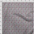thumbnail image 3 of oneOone Viscose Jersey Fabric Leaves & Floral Block Decor Fabric Printed BTY 60 Inch Wide, 3 of 4