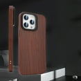 thumbnail image 2 of Compatible for iPhone 12 Pro Max Wooden Pattern Slim Case, Kickstand Case Compatible with MagSafe Wireless Charging, Rugged PC Shockproof Lens Protector Case for iPhone 12 Pro Max,Walnut Pattern, 2 of 9