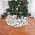 thumbnail image 2 of FMSHPON Unicorn RainbowClouds Xmas Christmas Tree Skirt Stand Mat for Holiday Party Decoration Indoor Outdoor 36 inches, 2 of 3