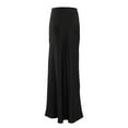 thumbnail image 5 of Easter Carnival Elegant Satin Maxi Skirt High Waist Evening Party Dress With Side Slit Long Summer Casual Wear, 5 of 9