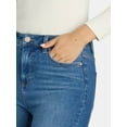 thumbnail image 4 of Time and Tru Women's High Rise Skinny Jeans, 27", 29” Inseams, Sizes 2-22, 4 of 5