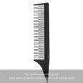 thumbnail image 4 of 10pcs Hair Styling Comb Anti-Slip Rat Tail Comb Multifunctional Pin Tail Comb Hairdressing Comb Hair Salon Comb for Hair Salon Hair Styling Hair Cutting Shop, 4 of 9
