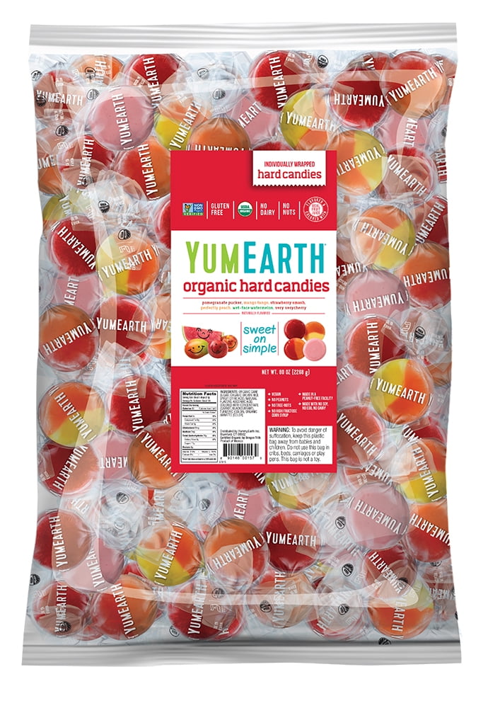 YumEarth Organic Candy Gluten Free & Vegan Favorite Fruits Hard Candy