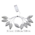thumbnail image 4 of EWASWON Christmas Christmas LED Pine Cone String Lights, Silver Battery Powered 150cm, DIY Fairy Lights for Christmas Tree, Home Party Decorations, 4 of 5