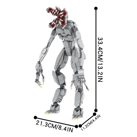 MOOXI Variety Movie Monster Character DIY Diorama Assembly Model Kit For Adults Building Blocks Set Children Toy MOC Bricks Gift