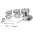 thumbnail image 3 of Juego de utensilios de cocina Nikou de Acero inoxidable con tapas, 3 of 15