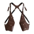 thumbnail image 1 of Bolsa de arnés de hombro steampunk Hombres casuales Mujeres para de cosplay de escenario pesca, 1 of 9