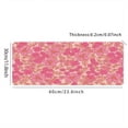 thumbnail image 7 of Office Mousepad,Lovely Pink Flower Gaming Desk Mat Keyboard Pad Large Computer Table Surface For Accessories Non-slip Mouse Pad, 7 of 7