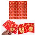 thumbnail image 3 of Shisuyan 66 Pcs Enveloppes Rouges du Nouvel An Chinois Enveloppes d'Argent Pliantes Style Mixte, 3 of 8