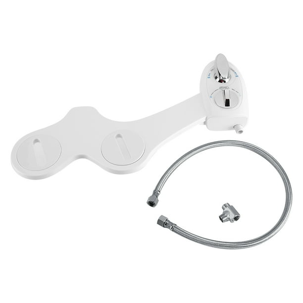WALFRONT Bidet Toilet Dual Nozzle Cold Water Spray NonElectric