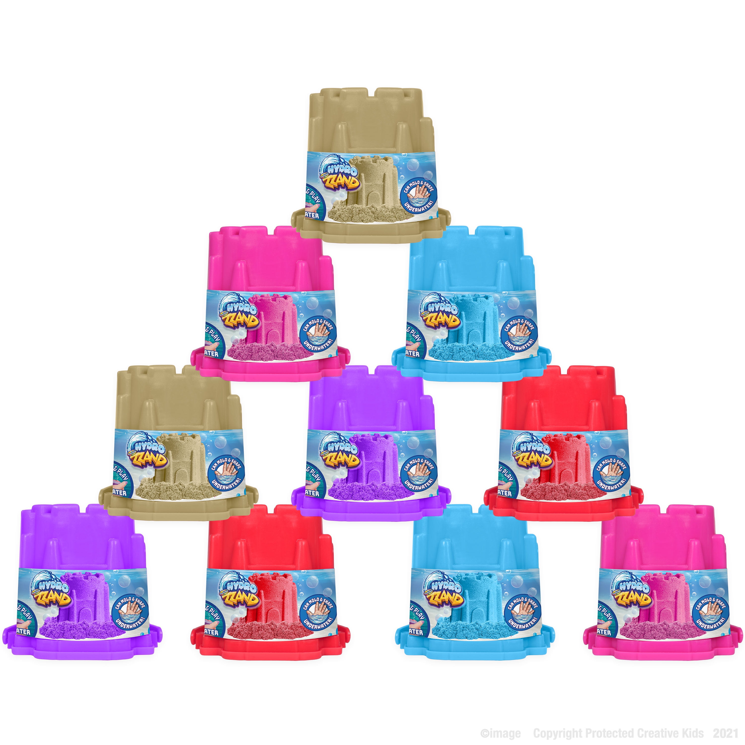 Creative Kids Hydro Zzand Play Sand Art Kit 10 Individual Colored
