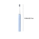 thumbnail image 3 of Cepillo de dientes eléctrico portátil - Cepillo de dientes Sonic para adultos con 4 cabezas de cepillo, recargable USB, impermeable IPX7, blanco/rosa/azul, 3 of 7