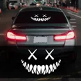 thumbnail image 2 of Demon Smiling Face Car Stickers for Rear Windshield Cool Auto Body Styling Waterproof Decoration Automobile Window Vinyl Decals, 2 of 9