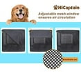 thumbnail image 5 of HiCaptain Folding Metal Dog Crate Cover for 36 Inches Wire Pet Cage (Black), 5 of 7