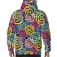 thumbnail image 5 of Hoodies for Men - abstractly colorful print A Long Sleeve Comfrt Men'S Fashion Hoodies & Sweatshirts, Sweatshirts for Men Hoodies Pullover Clothing Clothes with Pouch, 5 of 7